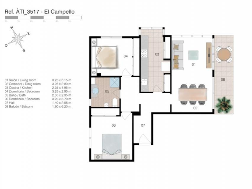 2 Dormitorios - El Campello — 23/23