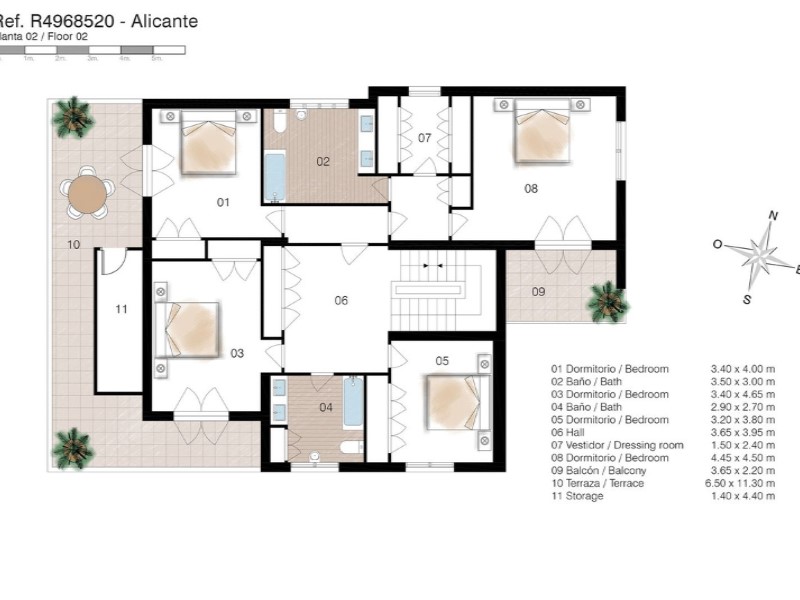 5 Schlafzimmer - Alicante / Alacant — 50/53