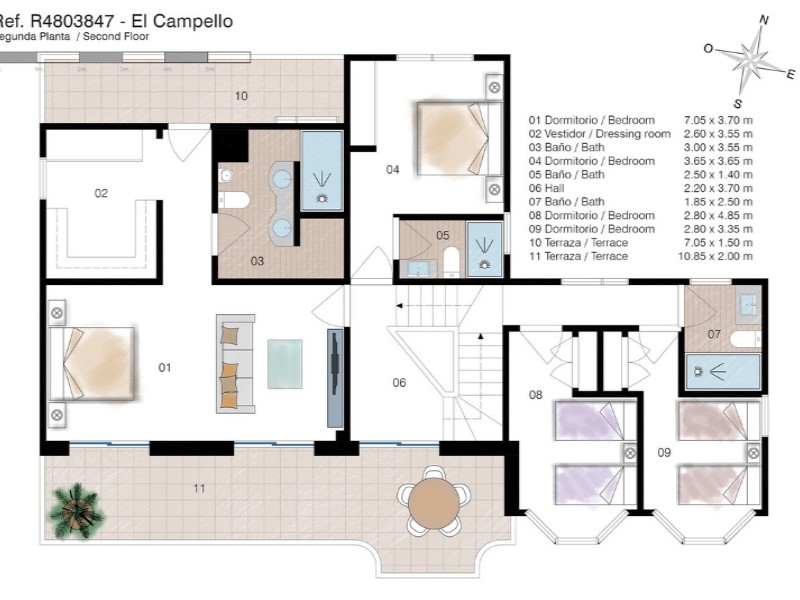 5 Spalni - El Campello — 58/76